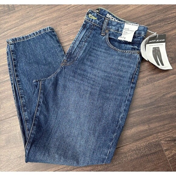 DKNY Women's Jeans Broome High Rise Vintage Comfort stretch Denim Blue Size 29/8 - Picture 1 of 9